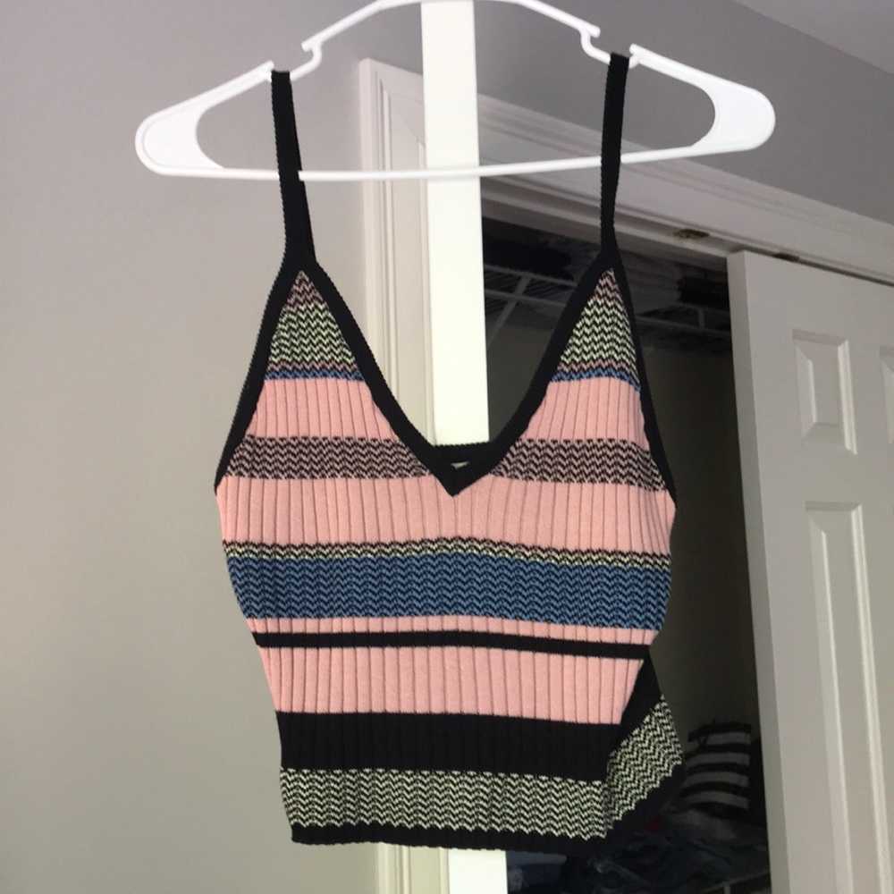 Knitted stripe blouse from Forever 21.